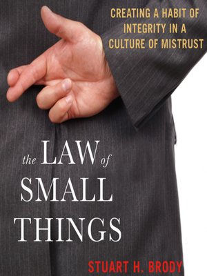 cover image of The Law of Small Things